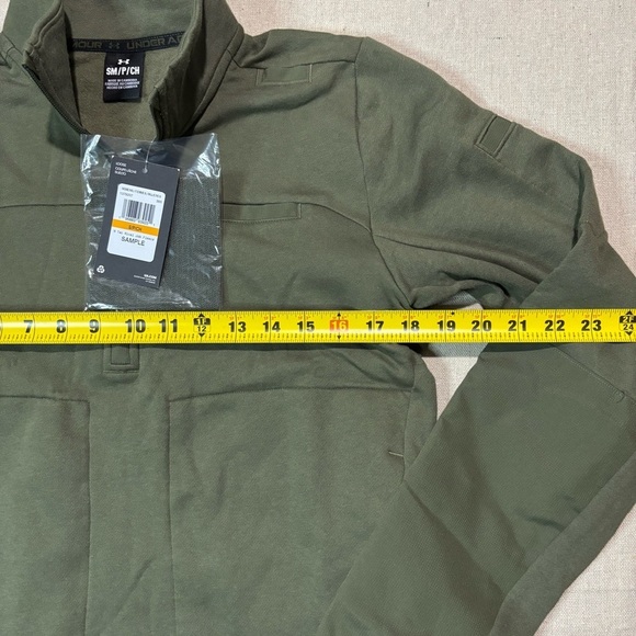 NWT Women’s Under Armour UA Rival Fleece Tactical Job 1/4 Zip Sweatshirt Sz Sm - Picture 4 of 5